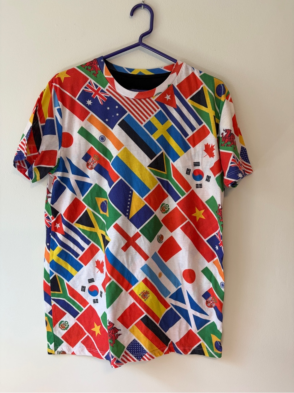 Criminal Damage London Flag Print Graphic Tee Size M Y2K Streetwear